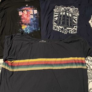 Set of 3 Dr Who shirts. Size 2x